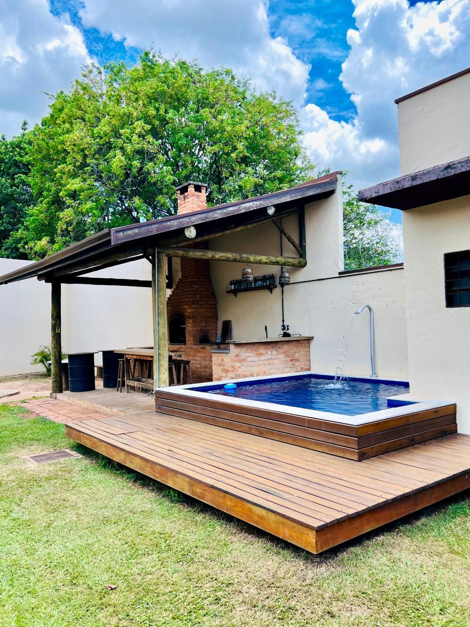 Espaco Ranchao Com Piscina Em Sao Pedro - Sp Kültér fotó